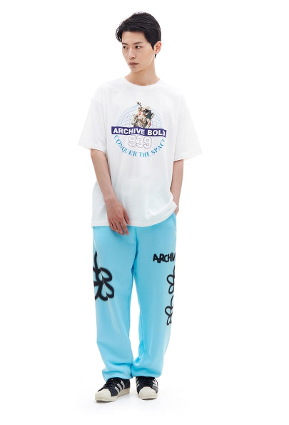 ARCHIVE BOLD (アーカイブボールド) CONQUER THE SPACE T-SHIRTS (WHITE)