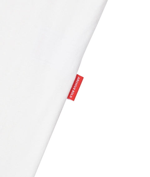 ARCHIVE BOLD (アーカイブボールド) CONQUER THE SPACE T-SHIRTS (WHITE)