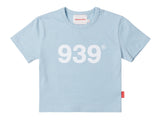 ARCHIVE BOLD (アーカイブボールド) 939 LOGO CROP TOP (SKY BLUE)
