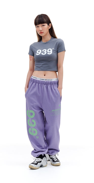 ARCHIVE BOLD (アーカイブボールド) 939 LOGO CROP TOP (GRAY)