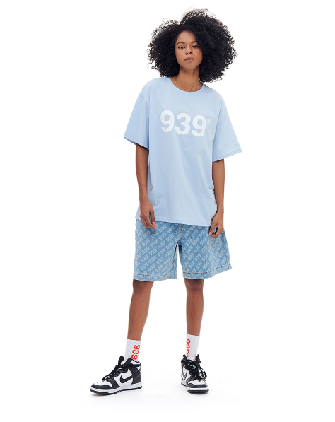 ARCHIVE BOLD (アーカイブボールド) 939 LOGO T-SHIRTS (SKY BLUE)