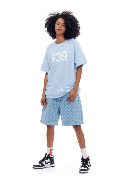 ARCHIVE BOLD (アーカイブボールド) 939 LOGO T-SHIRTS (SKY BLUE)