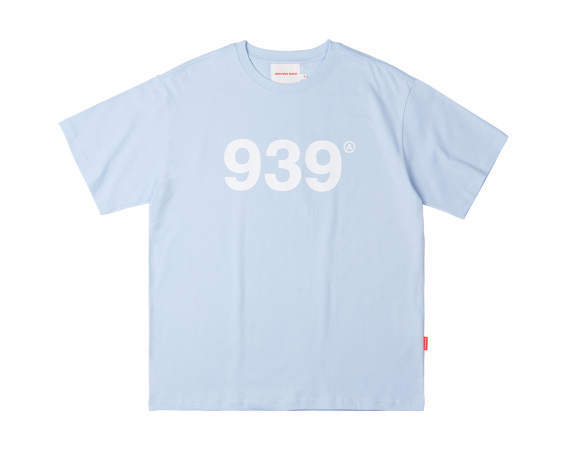 ARCHIVE BOLD (アーカイブボールド) 939 LOGO T-SHIRTS (SKY BLUE)