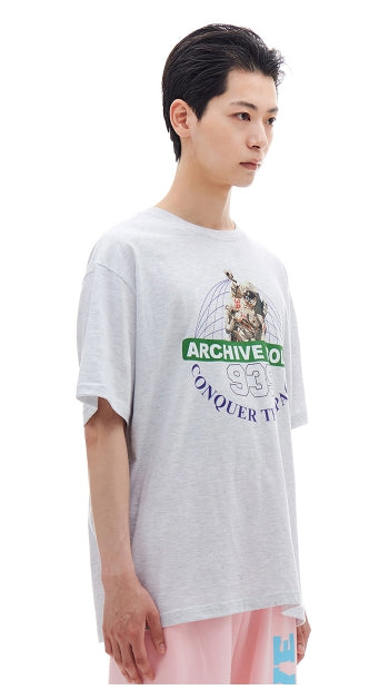 ARCHIVE BOLD (アーカイブボールド) CONQUER THE SPACE T-SHIRTS (GRAY)
