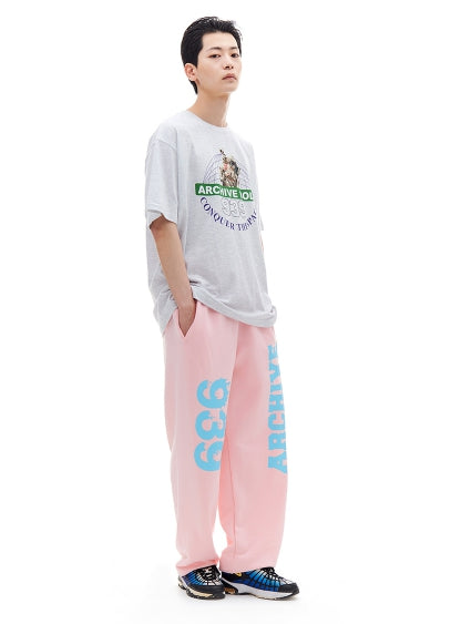 ARCHIVE BOLD (アーカイブボールド) CONQUER THE SPACE T-SHIRTS (GRAY)