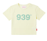 ARCHIVE BOLD (アーカイブボールド) 939 LOGO CROP TOP (LEMON)