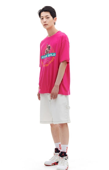 ARCHIVE BOLD (アーカイブボールド) CONQUER THE SPACE T-SHIRTS (PINK)