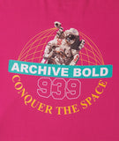 ARCHIVE BOLD (アーカイブボールド) CONQUER THE SPACE T-SHIRTS (PINK)