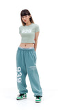 ARCHIVE BOLD (アーカイブボールド) 939 LOGO CROP TOP (PALE SAGE)