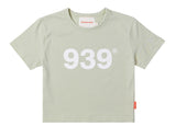 ARCHIVE BOLD (アーカイブボールド) 939 LOGO CROP TOP (PALE SAGE)