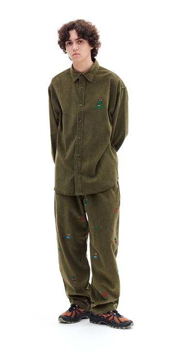 ARCHIVE BOLD (アーカイブボールド) AB X SSUN CORDUROY EASY PANTS (KHAKI)