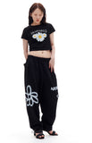 ARCHIVE BOLD (アーカイブボールド) DAISY CROP TOP (BLACK)