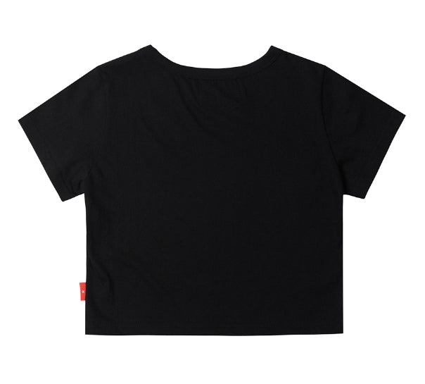ARCHIVE BOLD (アーカイブボールド) DAISY CROP TOP (BLACK)