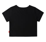 ARCHIVE BOLD (アーカイブボールド) DAISY CROP TOP (BLACK)