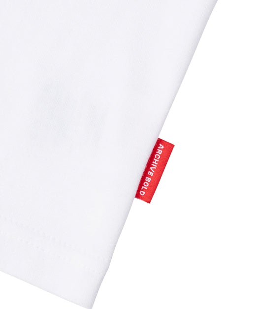 ARCHIVE BOLD (アーカイブボールド) FLOWER RAGLAN CROP TOP (RED)