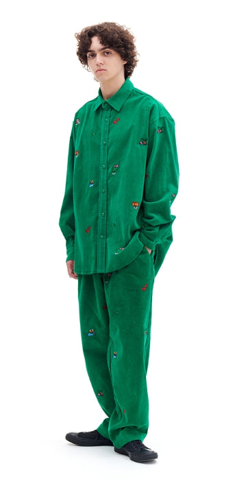 ARCHIVE BOLD (アーカイブボールド) AB X SSUN CORDUROY EASY PANTS (GREEN)