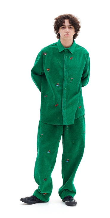 ARCHIVE BOLD (アーカイブボールド) AB X SSUN CORDUROY EASY PANTS (GREEN)