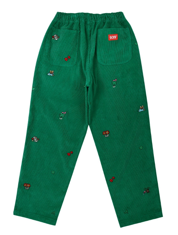 ARCHIVE BOLD (アーカイブボールド) AB X SSUN CORDUROY EASY PANTS (GREEN)