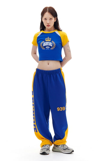 ARCHIVE BOLD (アーカイブボールド) CROWN CROP TOP (BLUE)