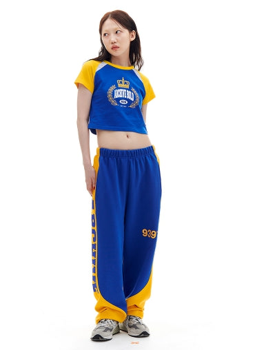 ARCHIVE BOLD (アーカイブボールド) CROWN CROP TOP (BLUE)