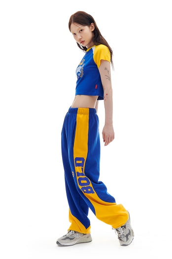 ARCHIVE BOLD (アーカイブボールド) CROWN CROP TOP (BLUE)