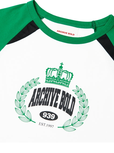 ARCHIVE BOLD (アーカイブボールド) CROWN CROP TOP (GREEN)
