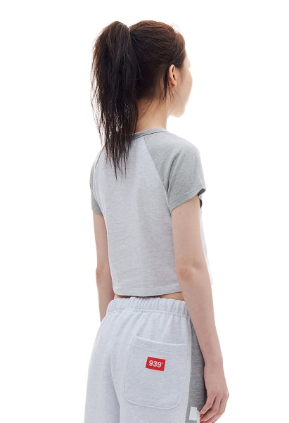ARCHIVE BOLD (アーカイブボールド) CROWN CROP TOP (GRAY)