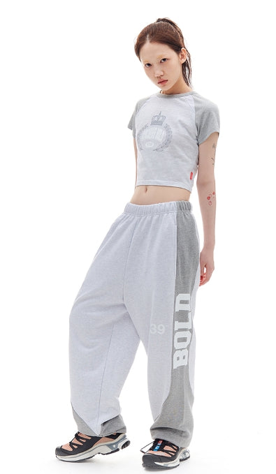 ARCHIVE BOLD (アーカイブボールド) CROWN CROP TOP (GRAY)