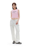 ARCHIVE BOLD (アーカイブボールド) ARCH LOGO SLEEVELESS TOP (PINK)