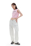 ARCHIVE BOLD (アーカイブボールド) ARCH LOGO SLEEVELESS TOP (PINK)