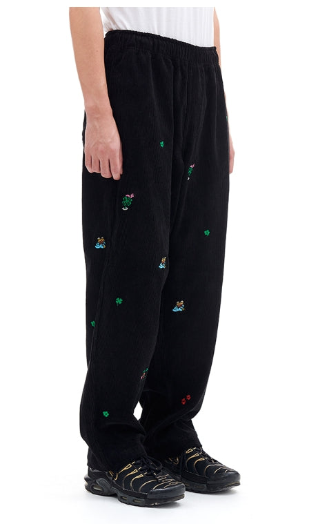 ARCHIVE BOLD (アーカイブボールド) AB X SSUN CORDUROY EASY PANTS (BLACK)