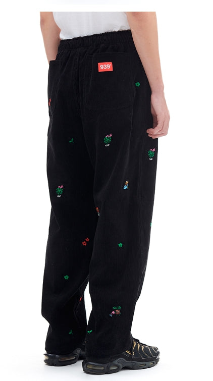 ARCHIVE BOLD (アーカイブボールド) AB X SSUN CORDUROY EASY PANTS (BLACK)