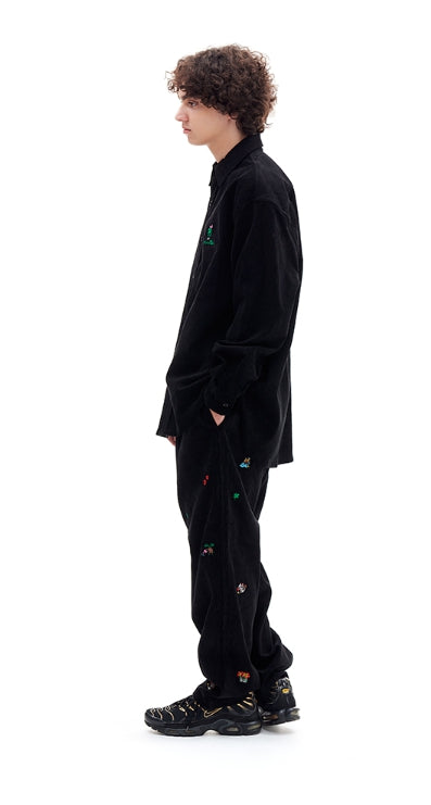 ARCHIVE BOLD (アーカイブボールド) AB X SSUN CORDUROY EASY PANTS (BLACK)