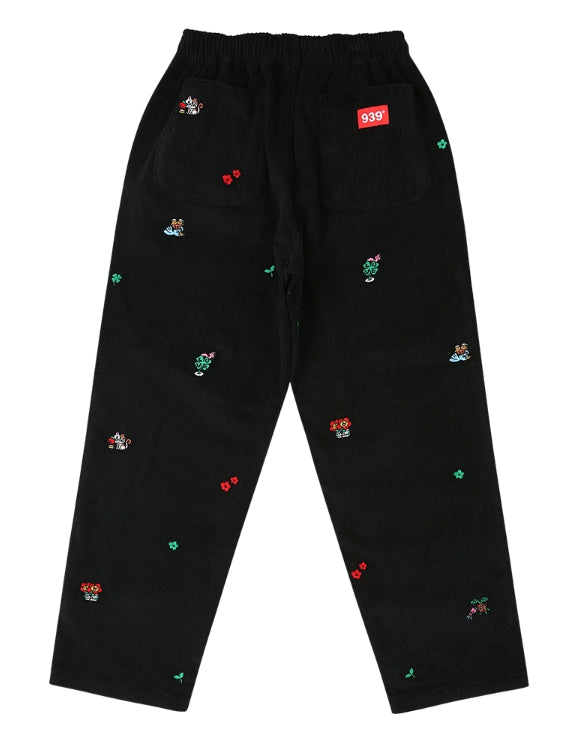 ARCHIVE BOLD (アーカイブボールド) AB X SSUN CORDUROY EASY PANTS (BLACK)