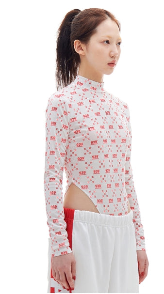 ARCHIVE BOLD (アーカイブボールド) 939 PATTERN BODY SUIT (WHITE)