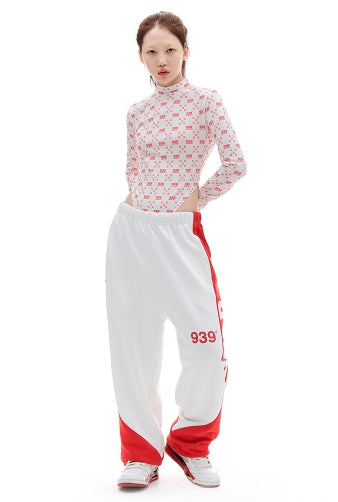 ARCHIVE BOLD (アーカイブボールド) 939 PATTERN BODY SUIT (WHITE)
