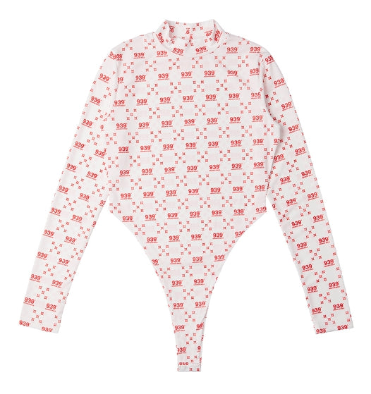 ARCHIVE BOLD (アーカイブボールド) 939 PATTERN BODY SUIT (WHITE)