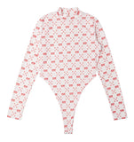 ARCHIVE BOLD (アーカイブボールド) 939 PATTERN BODY SUIT (WHITE)