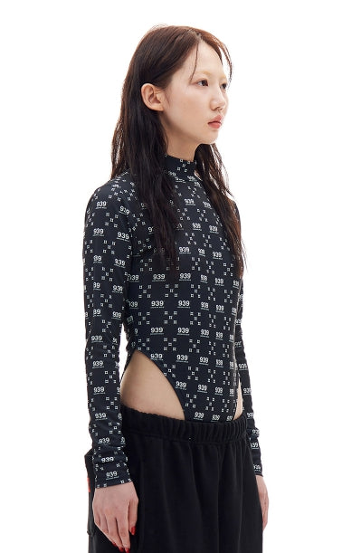 ARCHIVE BOLD (アーカイブボールド) 939 PATTERN BODY SUIT (BLACK)