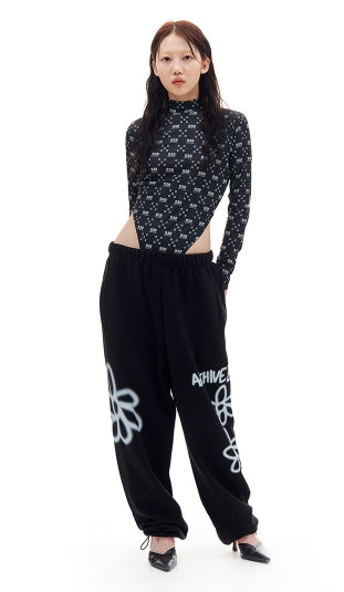 ARCHIVE BOLD (アーカイブボールド) 939 PATTERN BODY SUIT (BLACK)