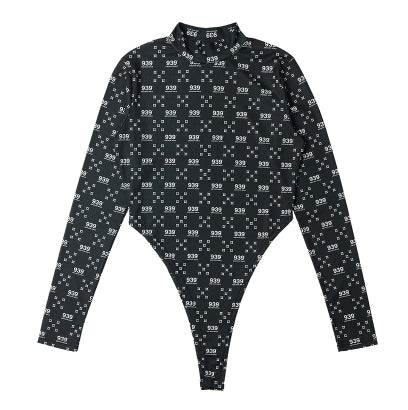 ARCHIVE BOLD (アーカイブボールド) 939 PATTERN BODY SUIT (BLACK)