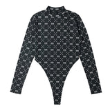 ARCHIVE BOLD (アーカイブボールド) 939 PATTERN BODY SUIT (BLACK)
