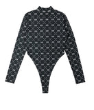 ARCHIVE BOLD (アーカイブボールド) 939 PATTERN BODY SUIT (BLACK)