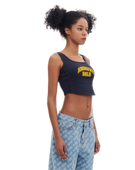 ARCHIVE BOLD (アーカイブボールド) ARCH LOGO SWEAT TANK (NAVY)