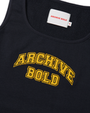 ARCHIVE BOLD (アーカイブボールド) ARCH LOGO SWEAT TANK (NAVY)