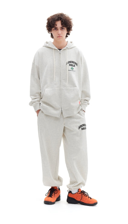 ARCHIVE BOLD (アーカイブボールド) ARCH LOGO SWEAT PANTS (OATMEAL)