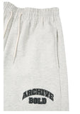 ARCHIVE BOLD (アーカイブボールド) ARCH LOGO SWEAT PANTS (OATMEAL)