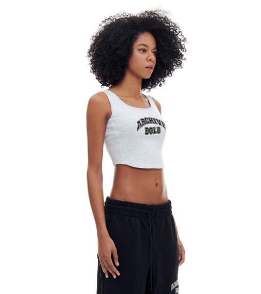 ARCHIVE BOLD (アーカイブボールド) ARCH LOGO SWEAT TANK (LIGHT GRAY)