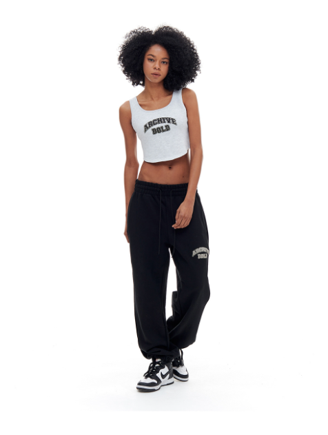 ARCHIVE BOLD (アーカイブボールド) ARCH LOGO SWEAT TANK (LIGHT GRAY)