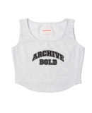 ARCHIVE BOLD (アーカイブボールド) ARCH LOGO SWEAT TANK (LIGHT GRAY)